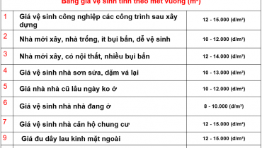 Cty vệ sinh nhà cửa Sao Việt tại Quận5